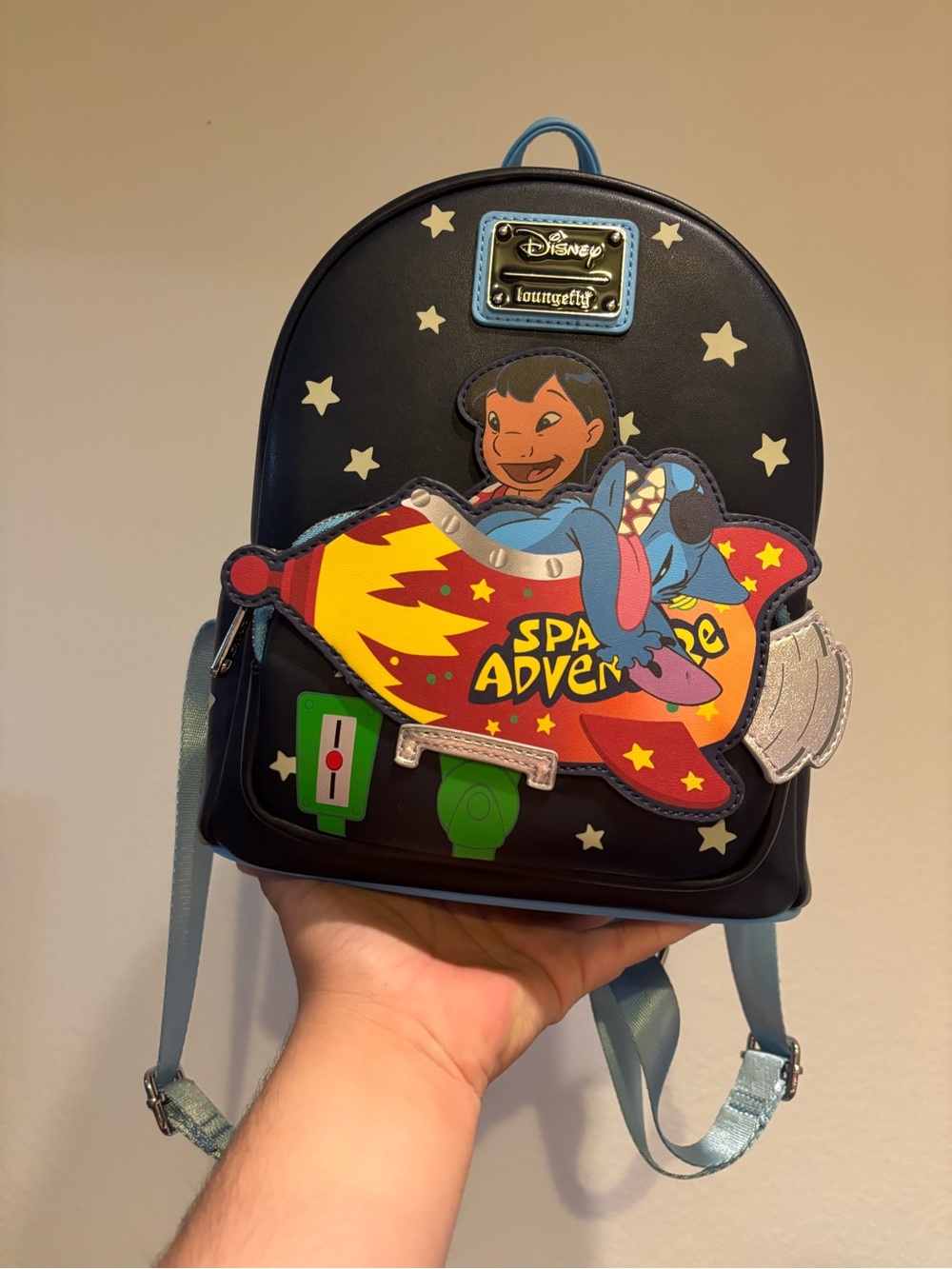 Loungefly Stitch & Lilo Space Adventure Kids Mini Backpack